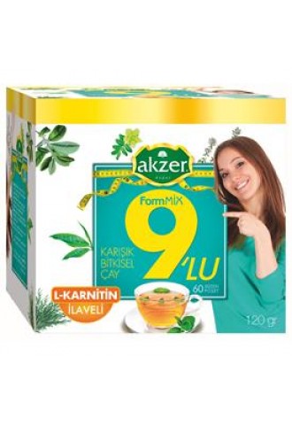Akzer Formmix 9'lu Karışık Çay 60 Poşet Akzer Formmix 9'lu Karışık Çay 60 Poşet
